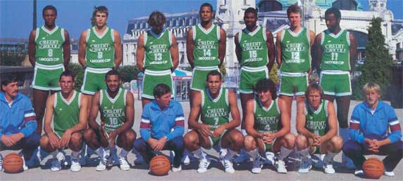 Photo d'équipe - Limoges 1985/1986