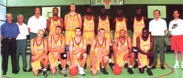 Photo d'équipe - Limoges 1997/1998