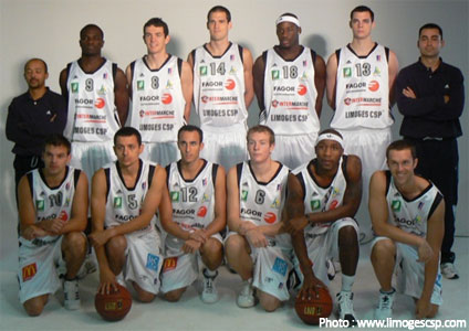 Photo d'équipe - Limoges 2008/2009